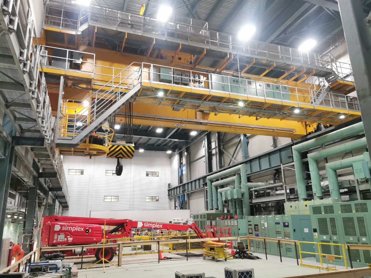 Système électrique et automatisation du pont roulant – Centrale Romaine-4